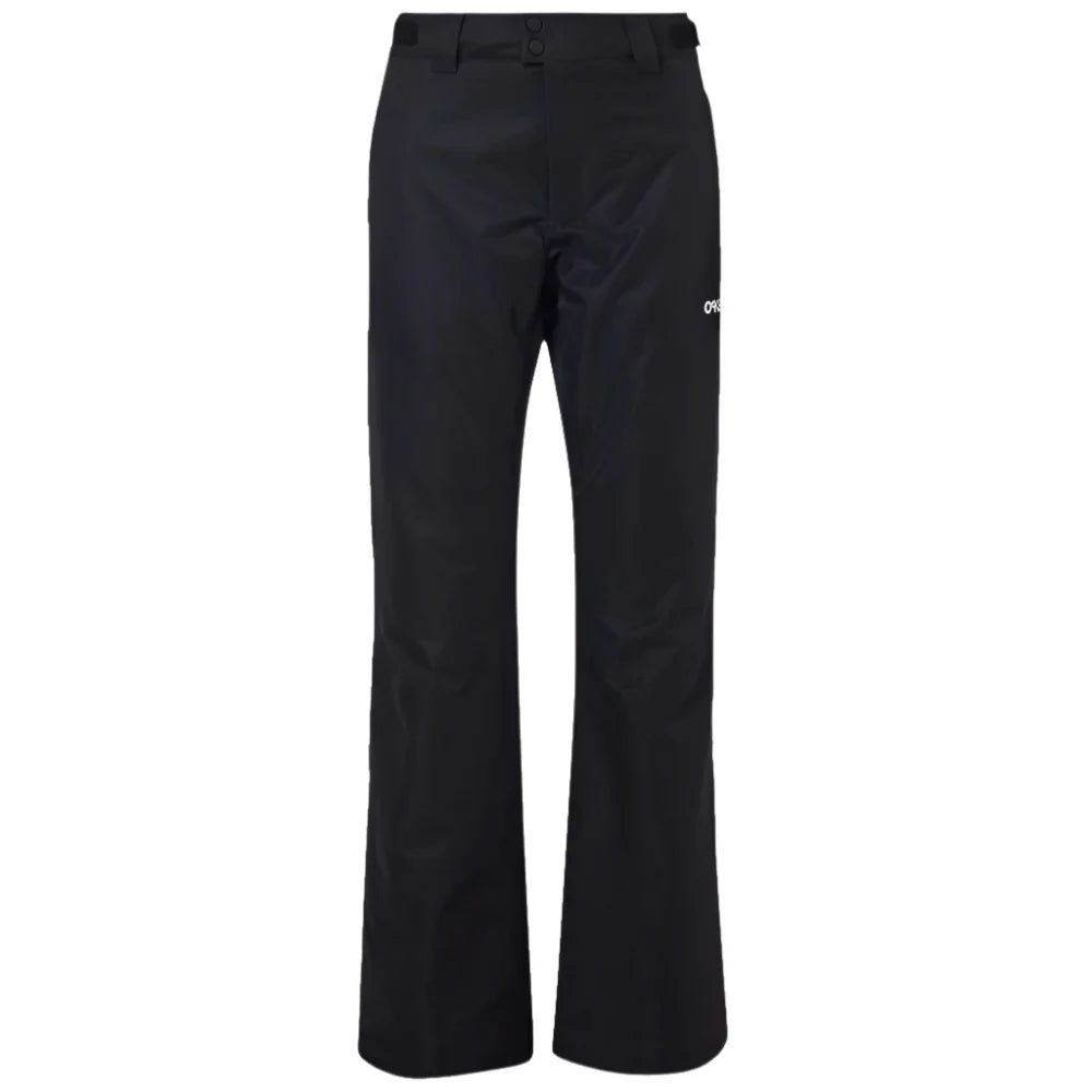 Jasmine Insulated Pant-Black pants with a brand logo on a white background