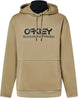 Rider Long 2.0 Hoodie-Beige hoodie with Oakley logo on a white background