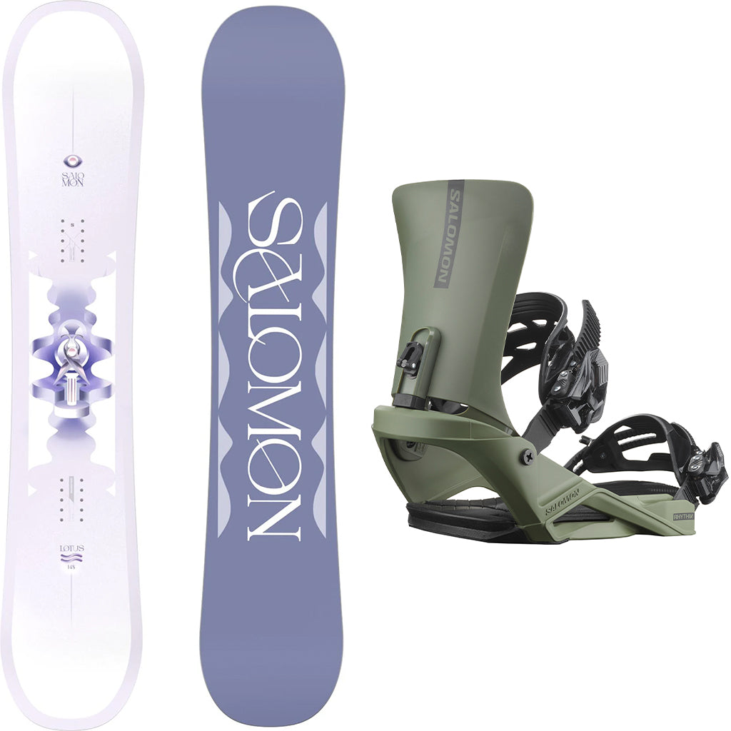 Salomon Lotus with Salomon Rhythm Womens Snowboard Package 2026