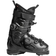 MHawxUltra100DualBOA- Black ski boot with Atomic branding on a white background