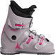 HawxKids3-Grey ski boot with pink accents and Hawx branding on a white background