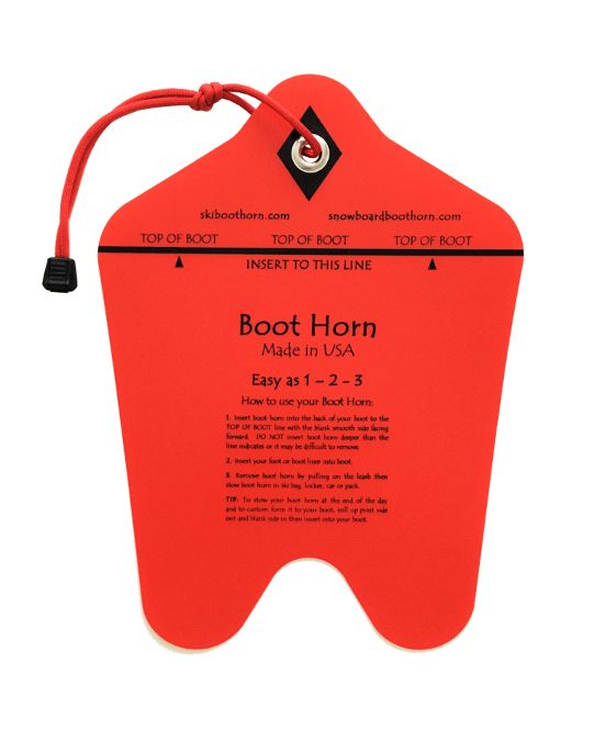 Ski and Snowboard Boot Horn