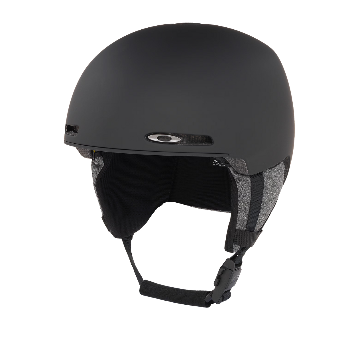 YouthMOD1-Black helmet with a visible brand logo on a white background