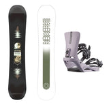 Salomon Pulse Snowboard with Salomon Rhythm Bindings Mens Snowboard Package 2026