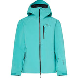 Unbound Gore-Tex Shell Jacket 2.0-Turquoise jacket with a brand logo on a white background