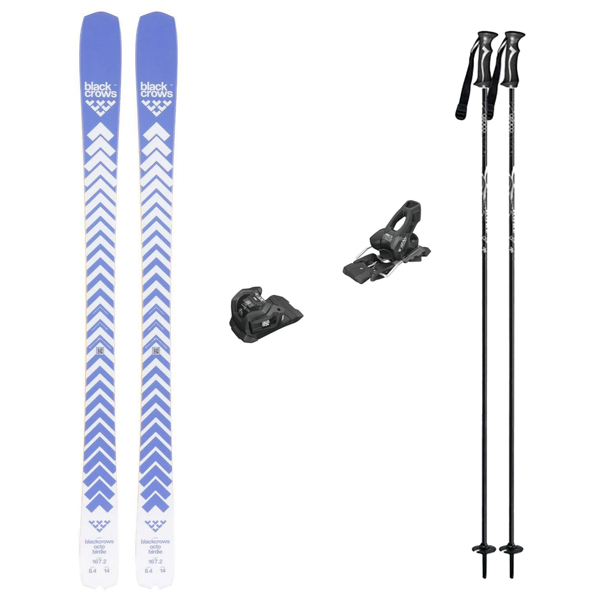 Blackcrows Octo Birdie Skis 2026 with Tyrolia Attack 11 Binding Womens Ski Package