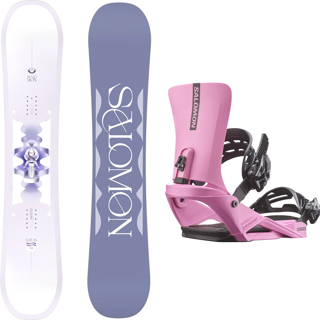 Salomon Lotus with Salomon Rhythm Womens Snowboard Package 2026