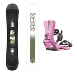 Salomon Pulse Snowboard with Salomon Rhythm Bindings Mens Snowboard Package 2026