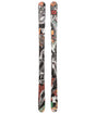 revolt81Flat-Pair of skis with a colorful design on a white background