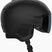 Driver Prime Sigma Photo MIPS Helmet- A Black Salomon Driver Prime Sigma Photo MIPS helmet with a black strap and a dark-tinted visor, designed for adults.