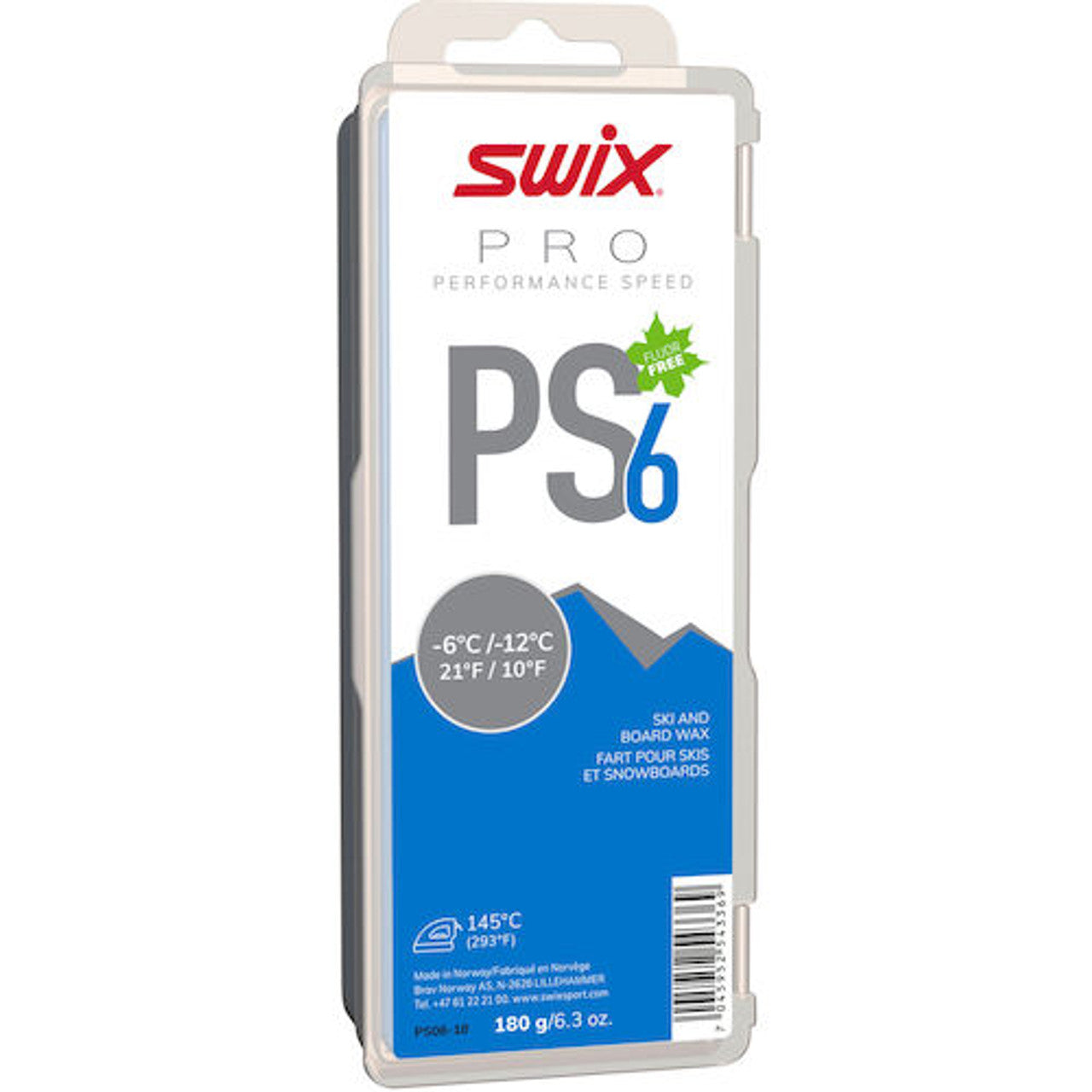 Swix PS6 180g Wax Bar