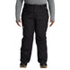 WFreedomPlusInsulatedPant- Black pants worn by a person on a white background
