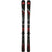 Peregrine 80 Lowride + LR 11 TCX -Pair of black and red skis with bindings on a white background