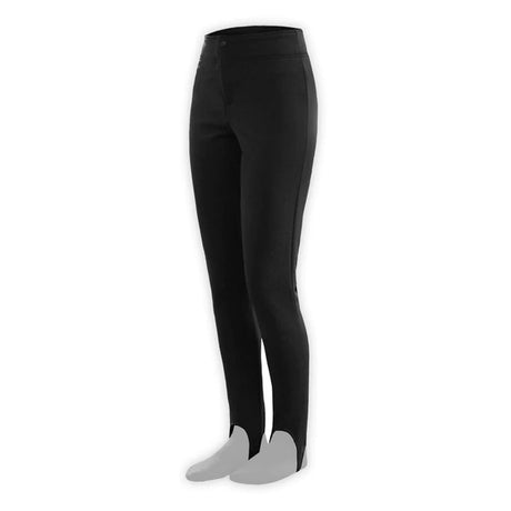WGearInTheBootPant-A pair of black Boulder Gear women's ski pants designed to be worn over boots.