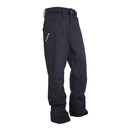 EboPant-A pair of men's black snowboarding pants on a white background