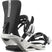 RhythmJr.- Salomon Rhythm Jr Snowboard Bindings for youth, featuring a black and white color scheme with the Salomon brand logo visible.