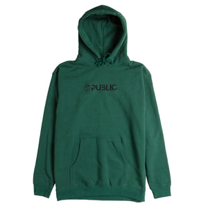 Public Trademark Embroidered Hoodie Adult 2023