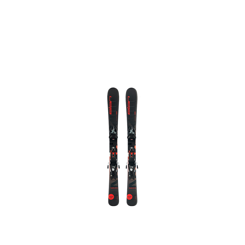 Elan Maxx QS Black/Red (EL 4.5 GW Shift System Binding) Skis Juniors 2022
