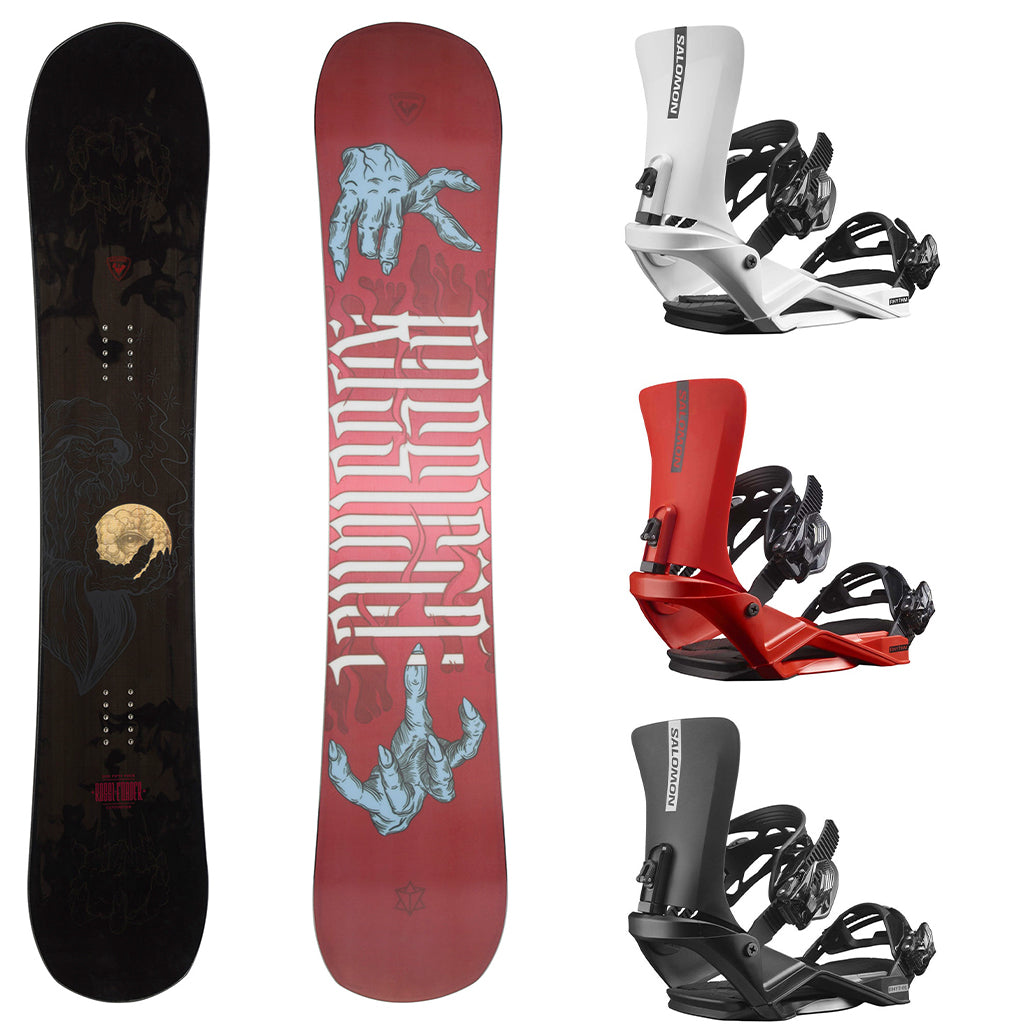2024 Rossingol Evader with Salomon Rhythm Bindings Snowboard Package
