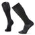 Ski Zero Cushion OTC Sock- A pair of black Smartwool Ski Zero Cushion OTC Socks, designed for over the calf fit.